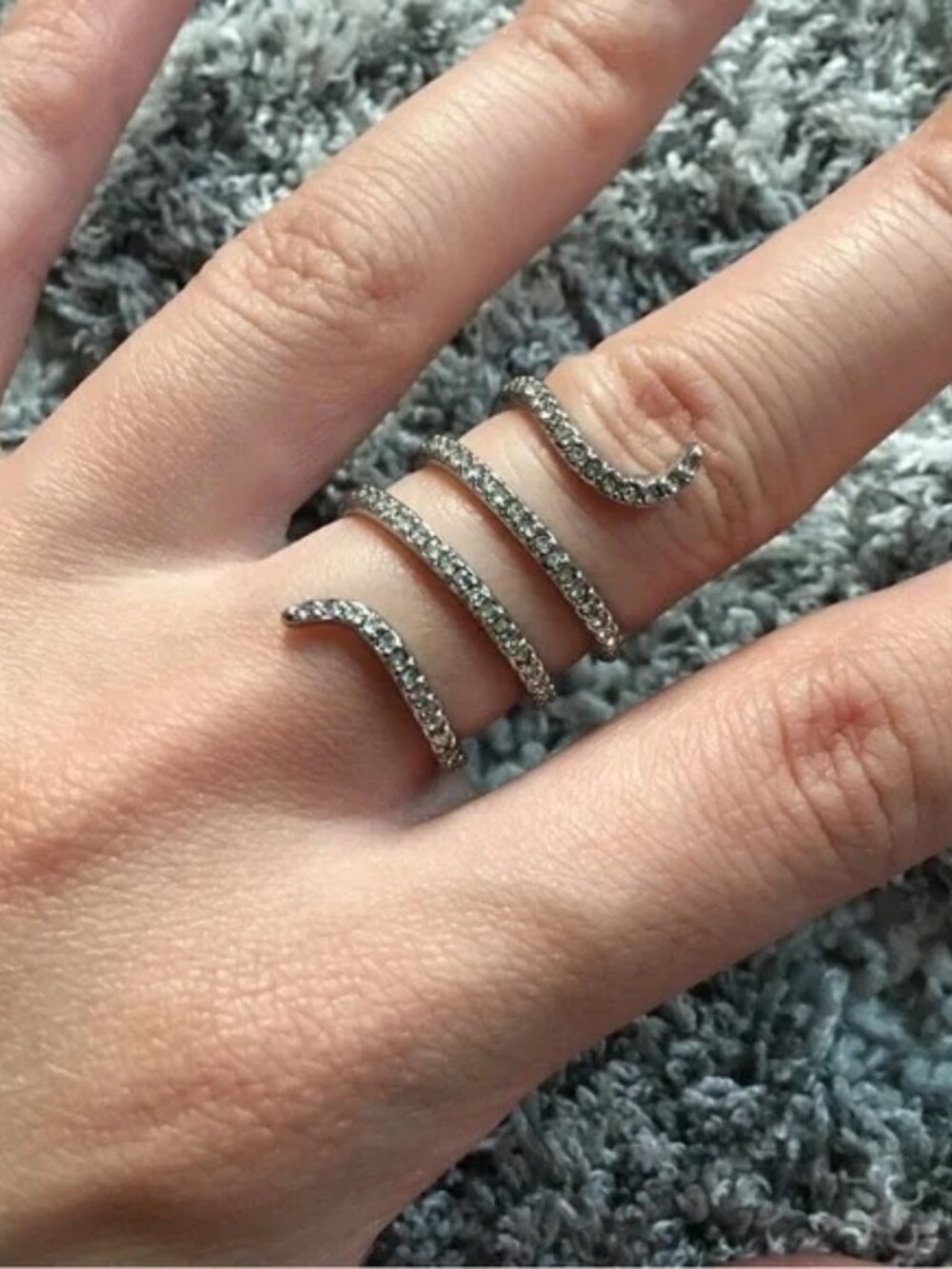 Express Swirl Snake Ring